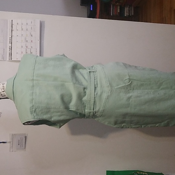 Sleeveless denim dress - Picture 4 of 6